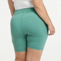 Plus Size FLX Bungee High-Waisted Bike Shorts Gulf Island -FLX stop unnamed file 1779