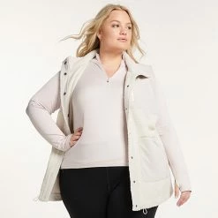 Plus Size FLX Boucle Mixed-Media Vest Plum Sherry 5 Plus Size FLX Boucle Mixed-Media Vest Plum Sherry -FLX stop unnamed file 178