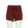 Women's FLX Ribbed High-Waisted Sweater Shorts Ivory Silk 2 Women's FLX Ribbed High-Waisted Sweater Shorts Ivory Silk -FLX stop unnamed file 1821