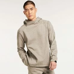 Men's FLX Comfort Fleece Pullover Hoodie Dark Harvest Heather -FLX stop unnamed file 1862