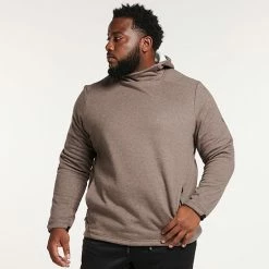 Big & Tall FLX Comfort Fleece Pullover Hoodie Medium Overcast -FLX stop unnamed file 1866