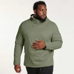 Big & Tall FLX Comfort Fleece Pullover Hoodie Medium Overcast -FLX stop unnamed file 1869