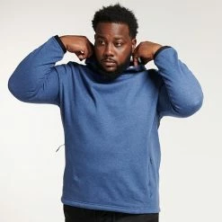 Big & Tall FLX Comfort Fleece Pullover Hoodie Medium Overcast -FLX stop unnamed file 1873