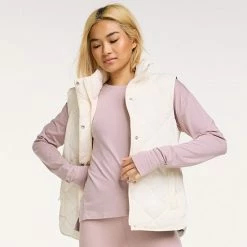 Women's FLX Quilted Packable Vest Grazing Lavendar -FLX stop unnamed file 191