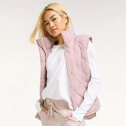 Women's FLX Quilted Packable Vest Grazing Lavendar -FLX stop unnamed file 192