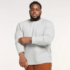 Big & Tall FLX Commuter Fleece Crew Bravado Brown 4 Big & Tall FLX Commuter Fleece Crew Bravado Brown -FLX stop unnamed file 1941