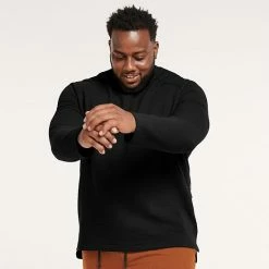 Big & Tall FLX Commuter Fleece Crew Bravado Brown 5 Big & Tall FLX Commuter Fleece Crew Bravado Brown -FLX stop unnamed file 1942