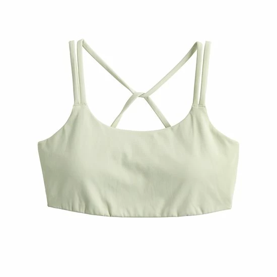 Women's FLX Affirmation Low-Impact Strappy Sports Bra Modern White 4 Women's FLX Affirmation Low-Impact Strappy Sports Bra Modern White - Image 2