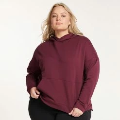 Plus Size FLX Embrace Popover Hoodie Boracay Peach -FLX stop unnamed file 1981