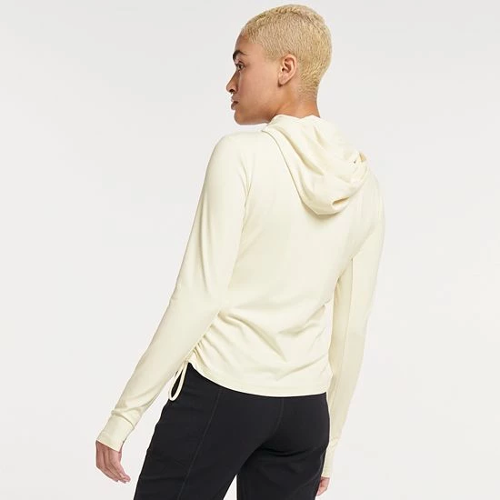 Women's FLX Affirmation Hooded Mockneck Top Plum Pie 4 Women's FLX Affirmation Hooded Mockneck Top Plum Pie - Image 2