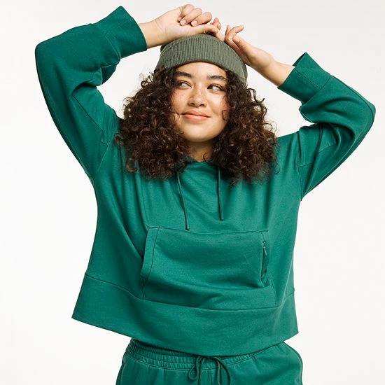 Women's FLX Embrace French Terry Popover Hoodie Bisque Tan Women's FLX Embrace French Terry Popover Hoodie Bisque Tan -FLX stop unnamed file 200