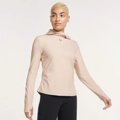 Women's FLX Affirmation Hooded Mockneck Top Plum Pie 18 Women's FLX Affirmation Hooded Mockneck Top Plum Pie -FLX stop unnamed file 2001