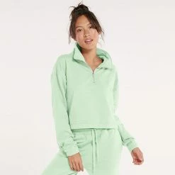 ​Women's FLX ​Embrace ​Quarter-Zip​ ​ Sweatshirt Midnight Flood -FLX stop unnamed file 2011