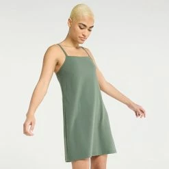 Women's FLX Affirmation Dress With Built-In Bodysuit Modern White -FLX stop unnamed file 2018