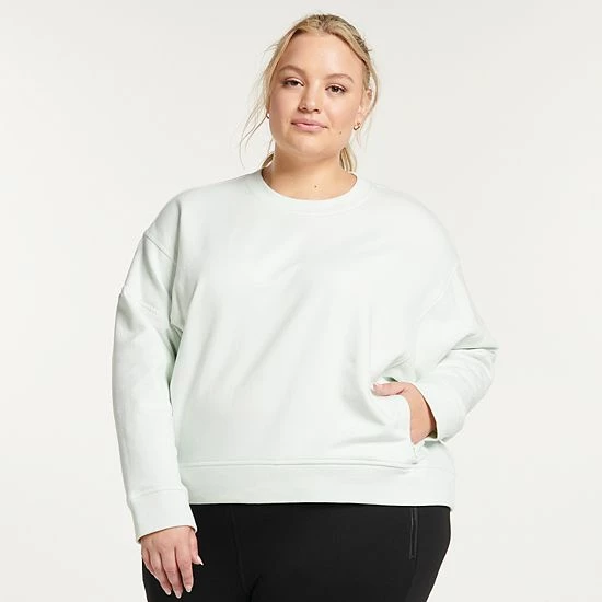 Plus Size FLX Embrace Crewneck Sweatshirt Soft Breeze Plus Size FLX Embrace Crewneck Sweatshirt Soft Breeze -FLX stop unnamed file 2059