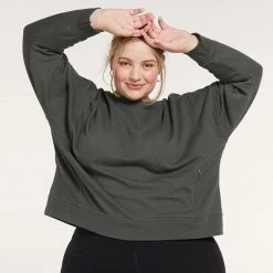 Plus Size FLX Embrace Crewneck Sweatshirt Soft Breeze 6 Plus Size FLX Embrace Crewneck Sweatshirt Soft Breeze -FLX stop unnamed file 2061