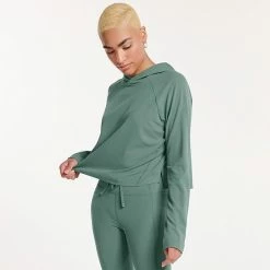 Women's FLX Side Slit Lightweight Hoodie Plum Pie -FLX stop unnamed file 2084