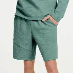 Men's FLX 9" Commuter Fleece Shorts Dalton Mint -FLX stop unnamed file 2108