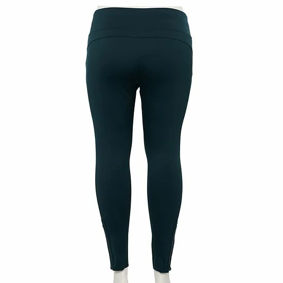 Plus Size FLX Ascent High-Waisted Trail Leggings with Pockets Black Plus Size FLX Ascent High-Waisted Trail Leggings With Pockets Black -FLX stop unnamed file 2122