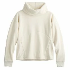 Women's FLX Funnel Neck Velour Pullover Mineral Black 7 Women's FLX Funnel Neck Velour Pullover Mineral Black -FLX stop unnamed file 2126