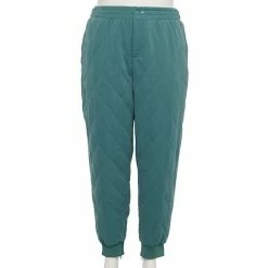 Plus Size FLX High-Waisted Insulated Quilted Jogger Pants River District -FLX stop unnamed file 2144