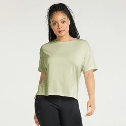Women's FLX Core Drop-Shoulder Tee Grace Yellow -FLX stop unnamed file 2181