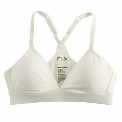 FLX Affirmation Low-Impact Plunge Sports Bra Ivory Silk 10 FLX Affirmation Low-Impact Plunge Sports Bra Ivory Silk -FLX stop unnamed file 2185