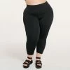 Plus Size FLX Ascent High-Waisted Capri Leggings Black 1 Plus Size FLX Ascent High-Waisted Capri Leggings Black -FLX stop unnamed file 2189