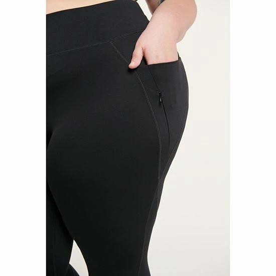 Plus Size FLX Ascent High-Waisted Capri Leggings Black Plus Size FLX Ascent High-Waisted Capri Leggings Black -FLX stop unnamed file 2191
