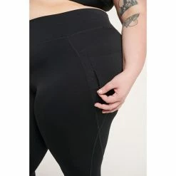 Plus Size FLX Ascent High-Waisted Capri Leggings Black 5 Plus Size FLX Ascent High-Waisted Capri Leggings Black -FLX stop unnamed file 2192