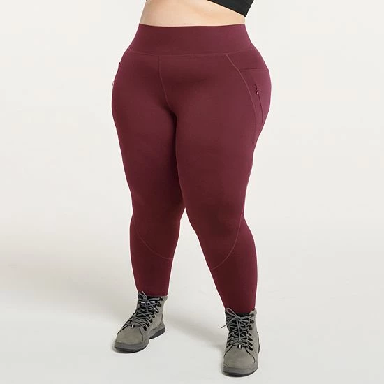 Plus Size FLX Ascent High-Waisted 7/8 Ankle Leggings Mosaic Print Plus Size FLX Ascent High-Waisted 7/8 Ankle Leggings Mosaic Print -FLX stop unnamed file 2237