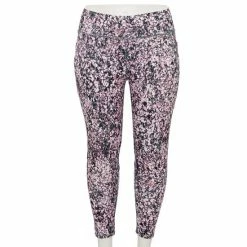Plus Size FLX Ascent High-Waisted 7/8 Ankle Leggings Mosaic Print 7 Plus Size FLX Ascent High-Waisted 7/8 Ankle Leggings Mosaic Print -FLX stop unnamed file 2239