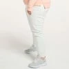 Plus Size FLX Embrace High-Waisted Banded-Bottom Sweatpants Sand Trap
