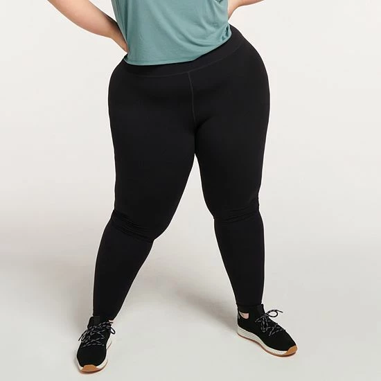 Plus Size FLX Affirmation High-Waisted Leggings Armour Gray Plus Size FLX Affirmation High-Waisted Leggings Armour Gray -FLX stop unnamed file 2264