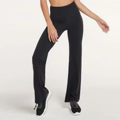 Women's FLX Affirmation High-Waisted Flare-Leg Pants Black