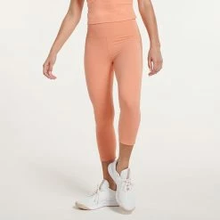 Women's FLX Affirmation High-Waisted Capri Leggings Southern Peach 7 Women's FLX Affirmation High-Waisted Capri Leggings Southern Peach -FLX stop unnamed file 2309