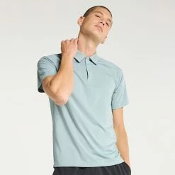 Men's FLX Dynamic Comfort Polo Mineral Black -FLX stop unnamed file 2330
