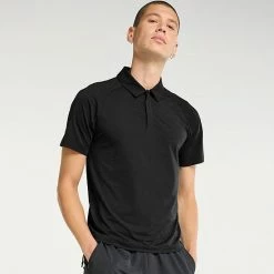 Men's FLX Dynamic Comfort Polo Mineral Black -FLX stop unnamed file 2331