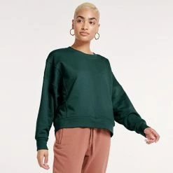 Women's FLX Embrace Crewneck Sweatshirt Petalwood -FLX stop unnamed file 2343