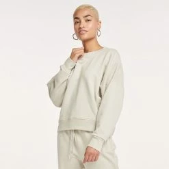 Women's FLX Embrace Crewneck Sweatshirt Petalwood -FLX stop unnamed file 2345