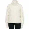 Plus Size FLX Funnel Neck Velour Pullover Ivory Silk 2 Plus Size FLX Funnel Neck Velour Pullover Ivory Silk -FLX stop unnamed file 2354
