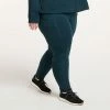 Plus Size FLX High-Waisted Pocket Moto Leggings Midnight Flood