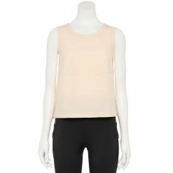 Women's FLX Cinch-Back Woven Tank Plum Sherry -FLX stop unnamed file 2390