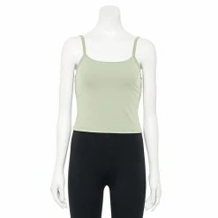 Women's FLX Affirmation Camisole With Built-In Bra Moondust -FLX stop unnamed file 2425