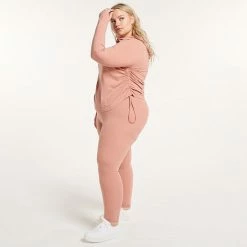 Plus Size FLX Affirmation Hooded Mockneck Top Plum Pie 9 Plus Size FLX Affirmation Hooded Mockneck Top Plum Pie -FLX stop unnamed file 2436