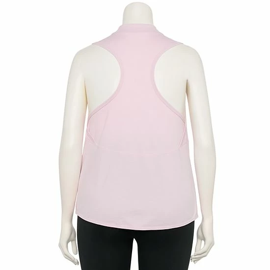 Plus Size FLX Commuter Mockneck Ribbed Tank Sand Trap 4 Plus Size FLX Commuter Mockneck Ribbed Tank Sand Trap - Image 2