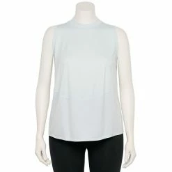 Plus Size FLX Commuter Mockneck Ribbed Tank Sand Trap 10 Plus Size FLX Commuter Mockneck Ribbed Tank Sand Trap -FLX stop unnamed file 2453