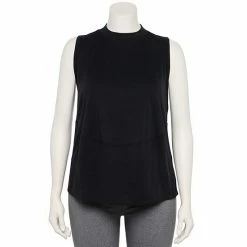 Plus Size FLX Commuter Mockneck Ribbed Tank Sand Trap 12 Plus Size FLX Commuter Mockneck Ribbed Tank Sand Trap -FLX stop unnamed file 2455