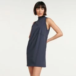 Women's FLX Affirmation Mockneck Dress Plum Sherry -FLX stop unnamed file 2463