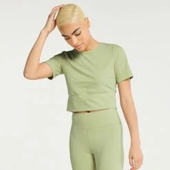 Women's FLX Affirmation Crop Top Mint Crackle 13 Women's FLX Affirmation Crop Top Mint Crackle -FLX stop unnamed file 2488